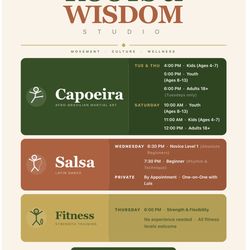 Salsa, Capoeira, Fitness
