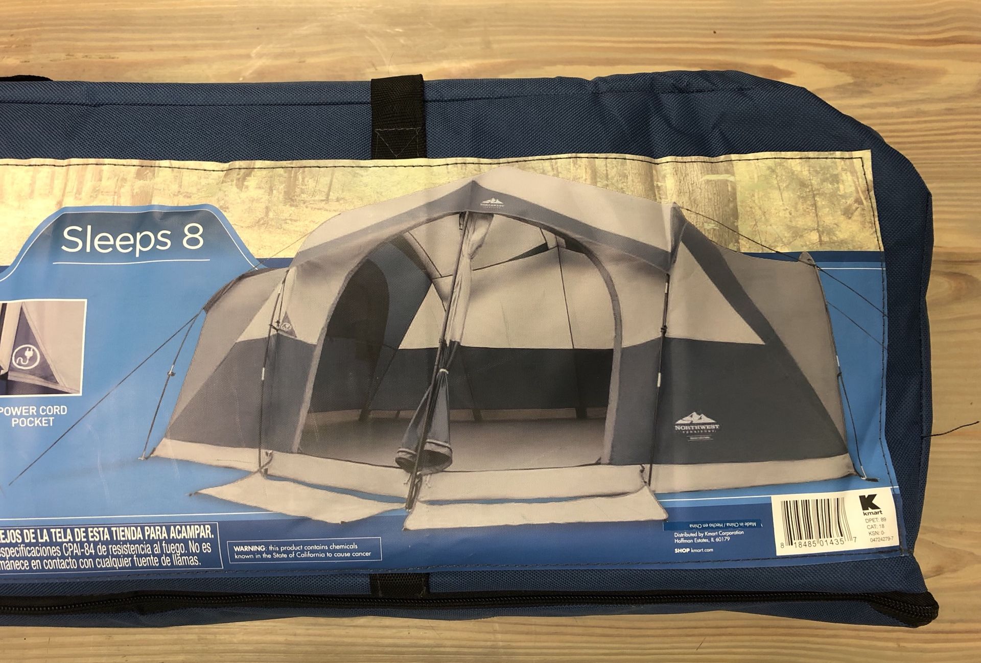 NEW Northwest Territory 14’ x 14’ Tent - Sleeps 8 - Glacier Lake Cabin