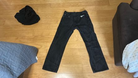 Black Levi 505 Jeans 34x32