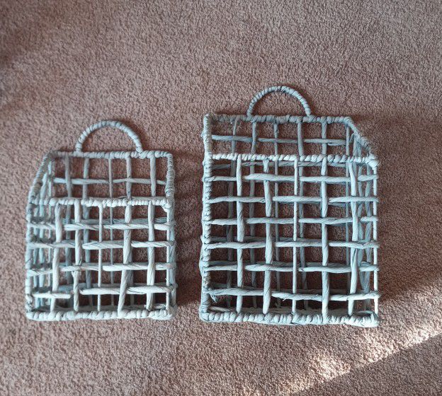 Various Baskets Bins Storage Decor