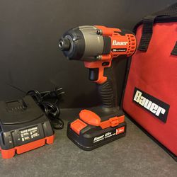 Bauer Impact Driver w/ 20V Battery And Charger 