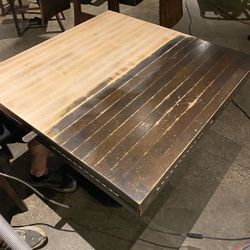 Used Solid Maple Butcher Block Table Tops