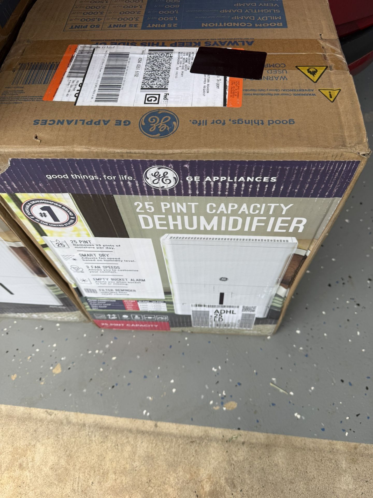 GE Dehumidifier Brand New