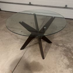 Glass Kitchen Table 