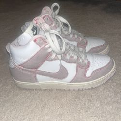 Nike Dunk High Barely Rose  Denim 