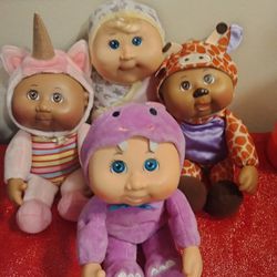 Lot 4 Of Cabbage Patch Dolls
