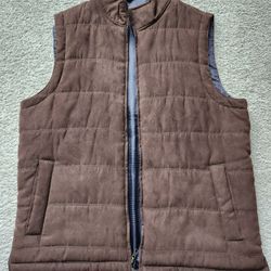 Tasso Elba Men's Vest Size L Brown