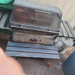 Sunbeam Grill With Glass In The Front 