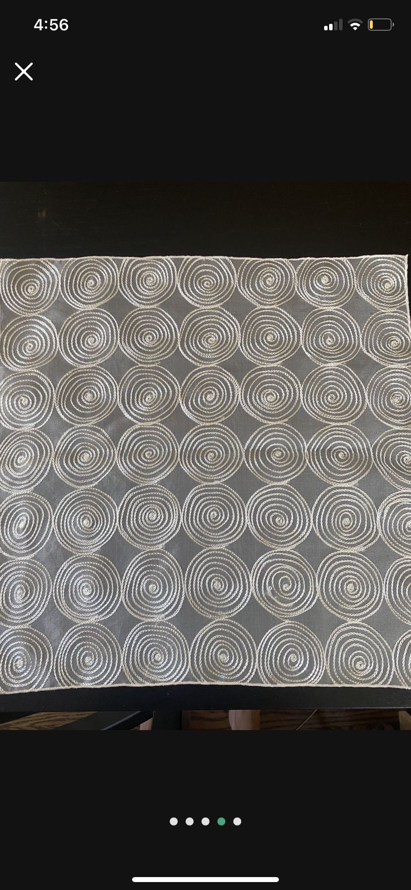 Beautiful Pale Gold Table Mats And Runner