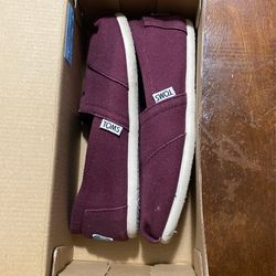 Burgundy Womens Toms Shoes 