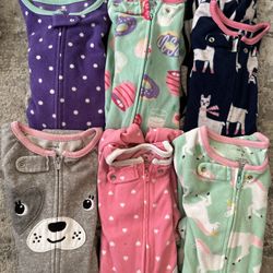Toddler Girl Pajamas Size 3T
