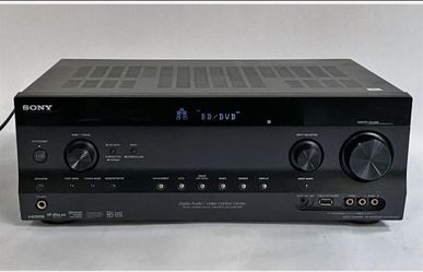 Bluetooth Sony Home Stereo Receiver Amplifier With Remote 145 Watts Per Channel