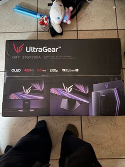 27 Inch Ultra Gear OLED QHD 1440P 480Hz 0.03ms G- Sync® Compatible DisplayPort 2.1 Gaming Monitor
