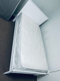New twin bed and mattress