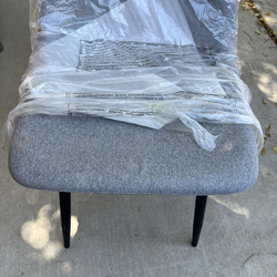 Upholstered Gray Side Chair