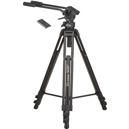 Davis & Sanford Provista 7518B DSLR Camera Tripod with V18 Fluid Head + Universal Tripod Dolly