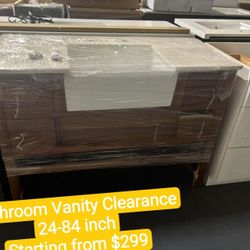 Bathroom Vanity Clearance,30-84 inch 12.101