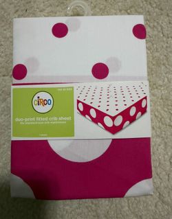 Circo fitted crib sheet - new