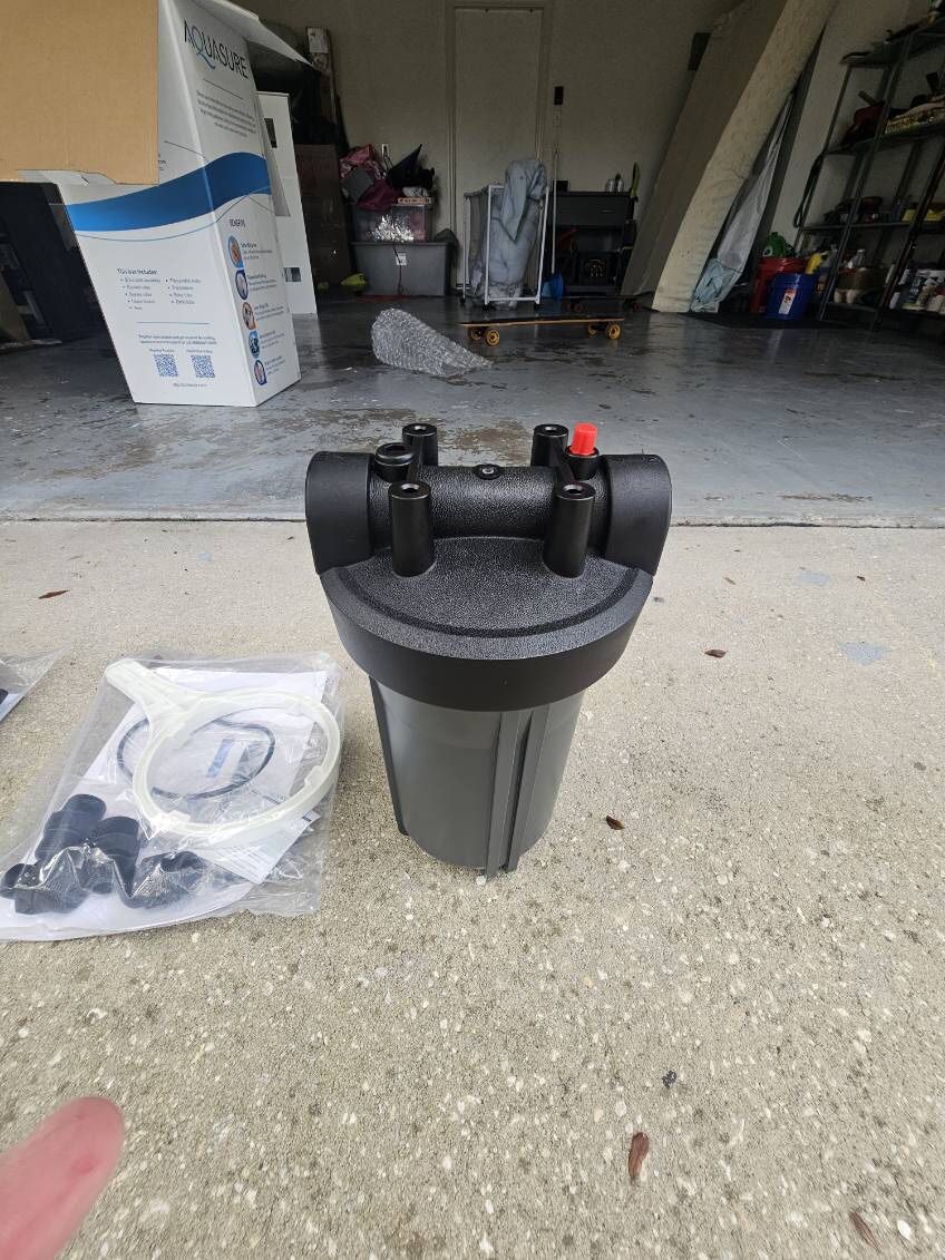 Aquasure Water Softener Brine Tank with Digital Control Head and Accessories