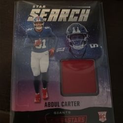 Abdul carter rookie patch
