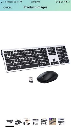Wireless Keyboard Mouse Combo