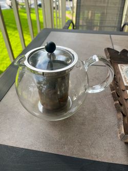 Glass tea pot
