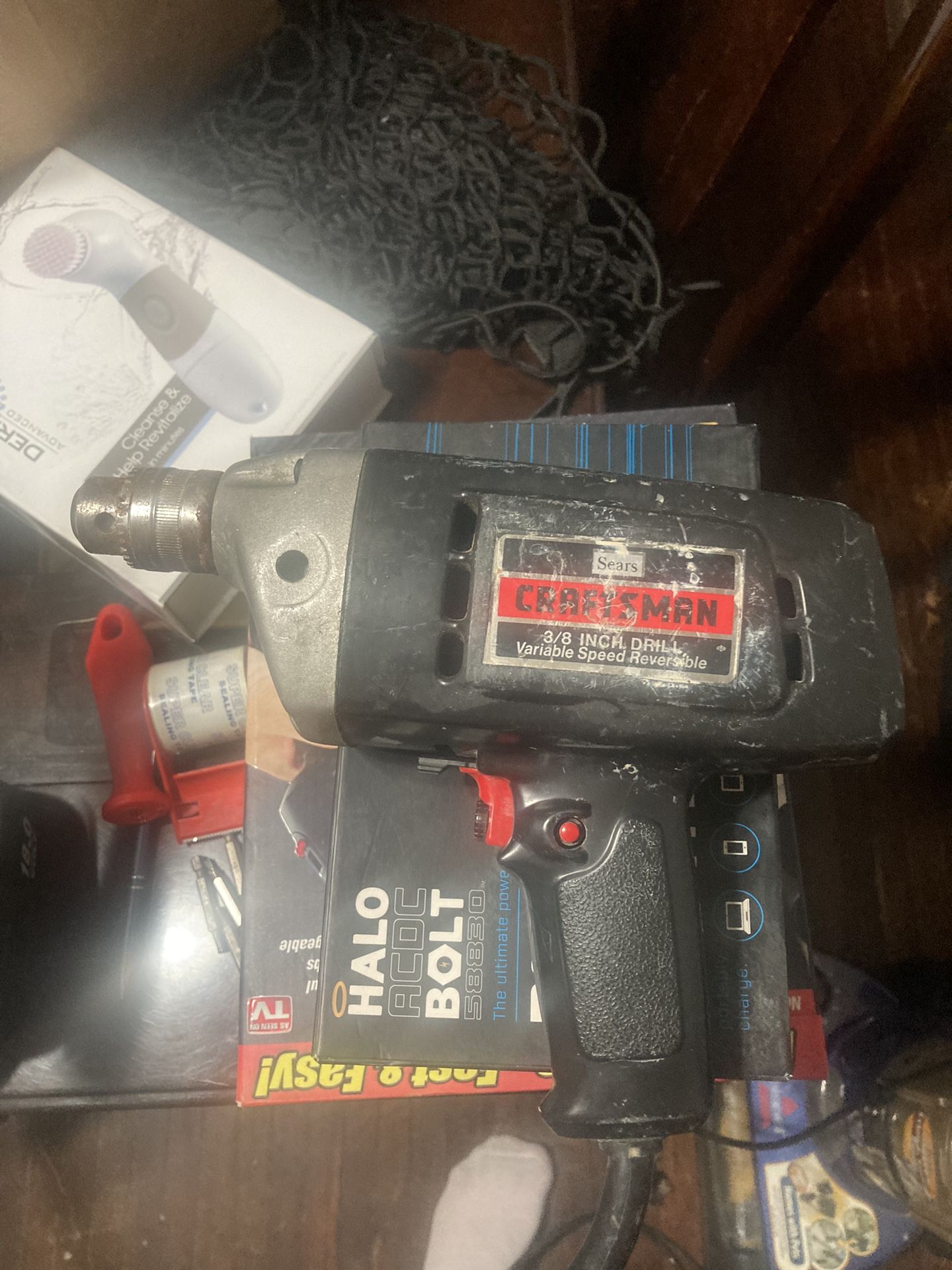 Vintage Sears 3/8 Craftsman Corded Electric Drill