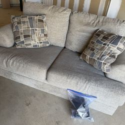 Loveseat/Sofa/Couch With Pillows