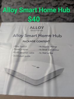 Alloy Smart Home Hub $40 (3 Available)