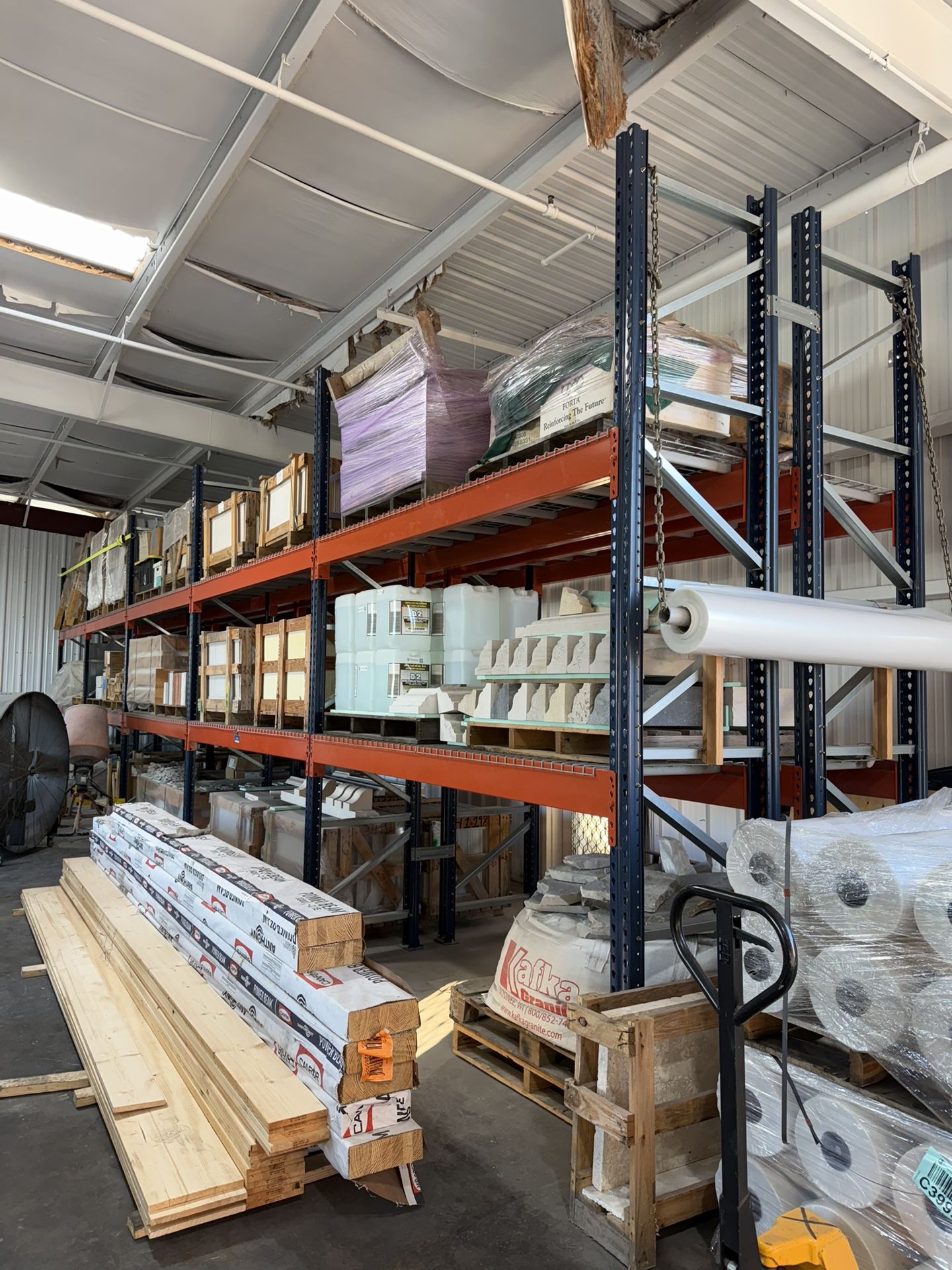 Used Pallet Racks Beams Uprights Wire Decks