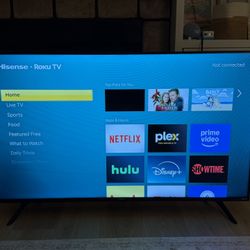 Hisense 50” LED LCD Roku TV