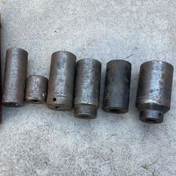 Jumbo SAE Sockets 15/16, 1-1/8, 1-5/16