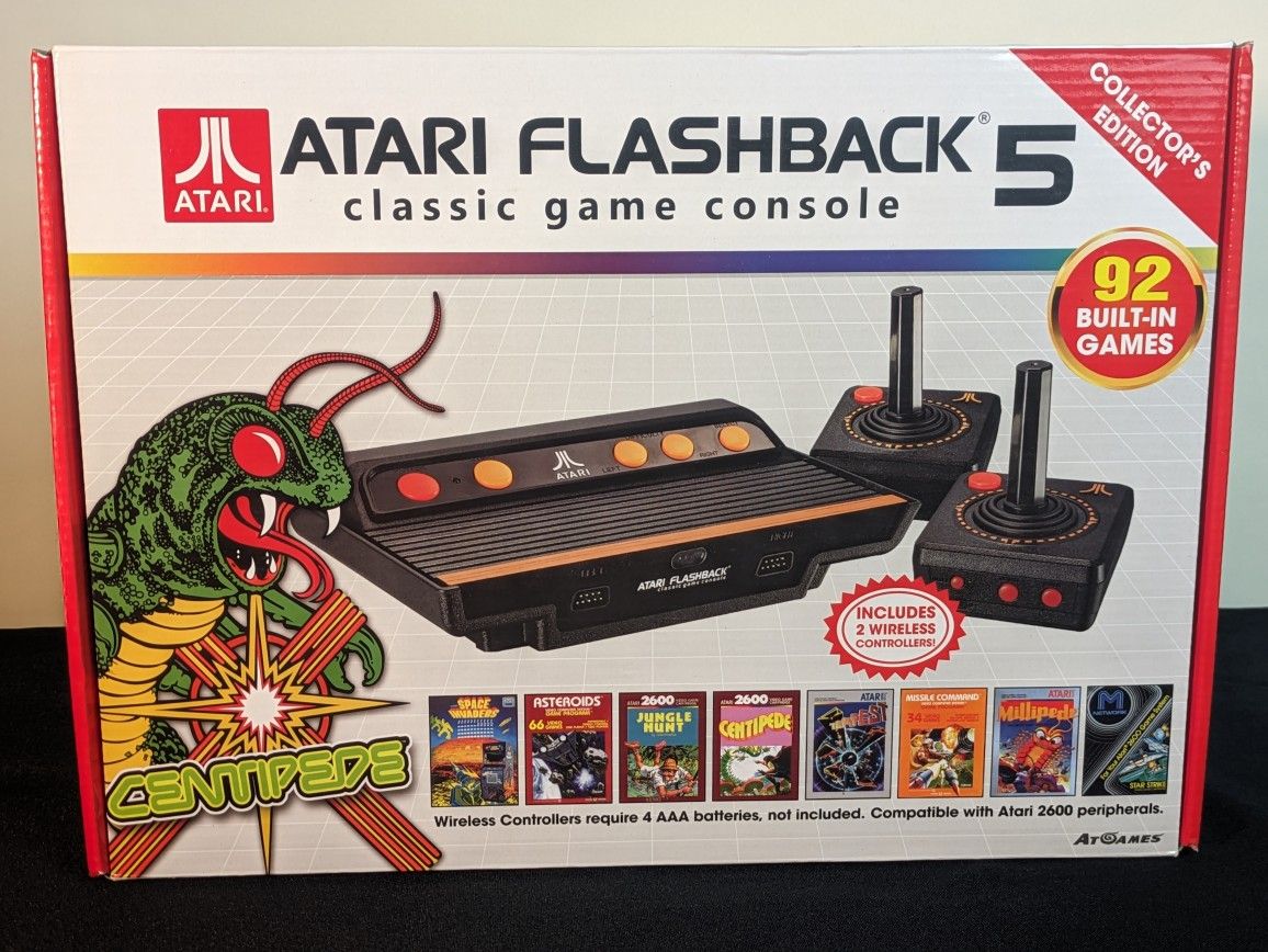 Atari Flashback Console Collectors Edition, With Games, Version 5.