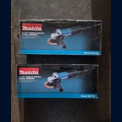 2- 4 1/2 Paddle Switch Angle Grinder New