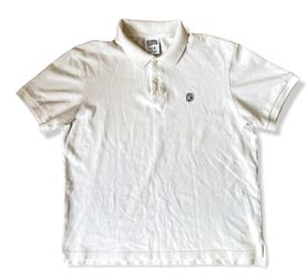 Billionaire Boys Club BBC Mesh Cotton Polo Shirt M Medium White