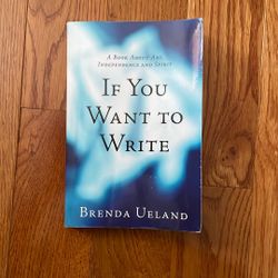 If You Want To Write