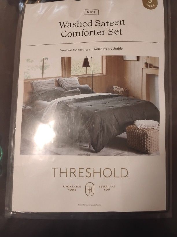 King Size Comforter Set 3 Piece