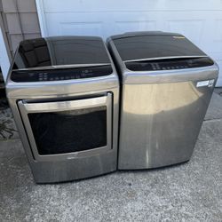 LG Washer And Electric Dryer
