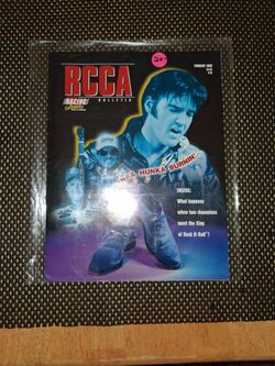 Rcca bulletin magazine 1998 featuring Elvis. All sales final.