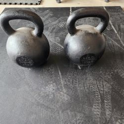 2 Kettle Bells  - 106LB - 48KG Each