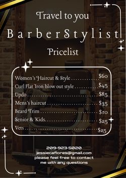 Travel To You Barber Stylist