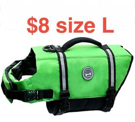 Vivaglory Ripstop Dog Life Jacket, Reflective & Adjustable Life Vest For Dogs...
