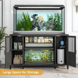 Blotout 55" Heavy Duty Metal Aquarium Stand with Power Outlets, 55-75 Gallon Fish Tank Stand for 2 Fish Tank Accessories Storage, Suit for Turtle Tank for Sale in Montclair, CA - OfferUp Blotout 55" Heavy Duty Metal Aquarium Stand with Power Outlets, 55-75 Gallon Fish Tank Stand for 2 Fish Tank Accessories Storage, Suit for Turtle Tank for Sale in Montclair, CA - OfferUp