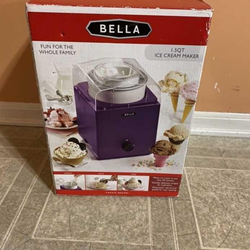 Bella 1.5 ice cream maker. brand new
