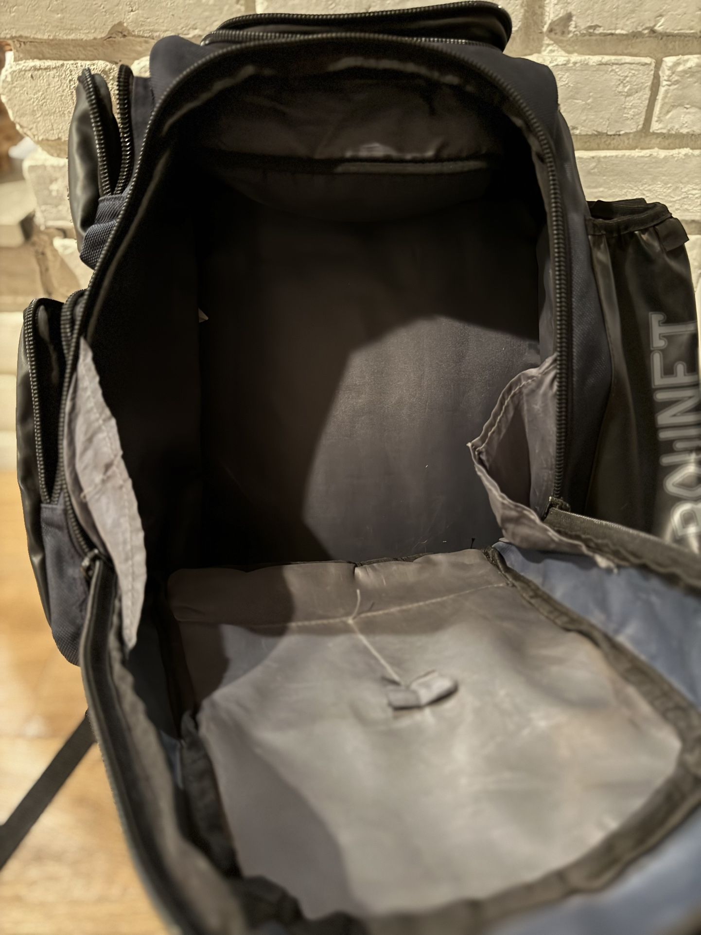 15.6 inch leather backpack Black Leather Laptop Backpack – 15.6 Inch Business Work Backpack main image 1