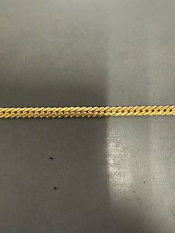 14k gold curb link bracelet #112124-1 MGC