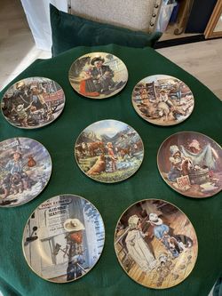 Children Of The American Frontier Plate Collection