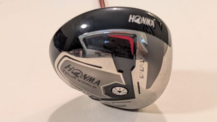 RH HONMA TOUR WORLD TW 727 DRIVER 9.5* VIZARD YZ65 S. FLEX GRAPHITE SHAFT W/ HONMA GRIP Including a Driver Head Cover