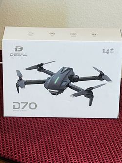 Brand New  DEERC Drone with Camera, D70 Drones with Camera for Adults 1080P HD