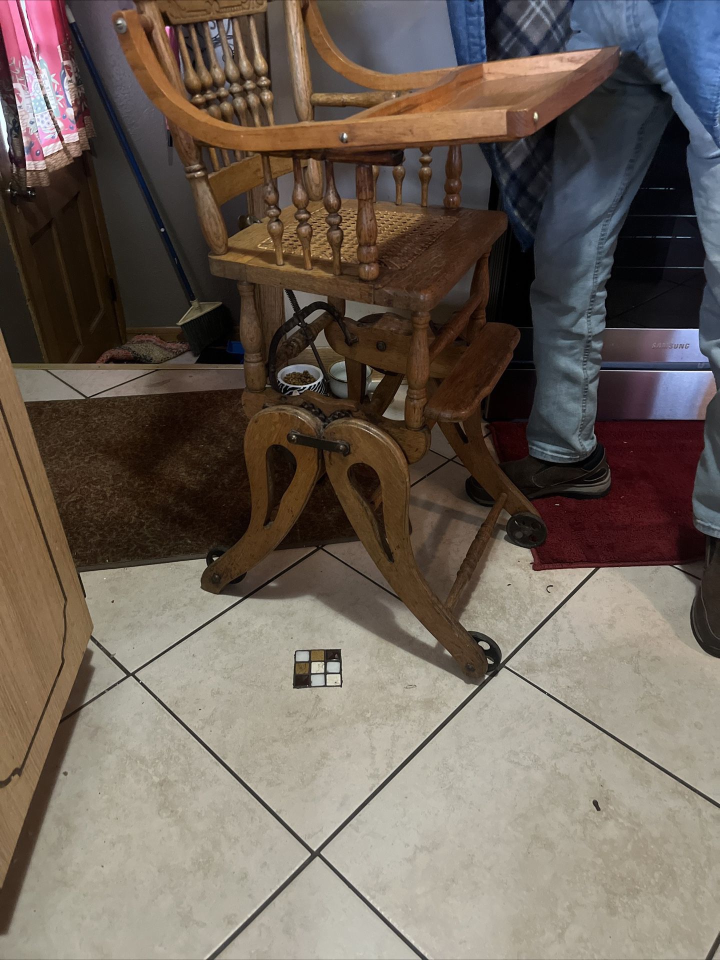 Antique Hi Chair 
